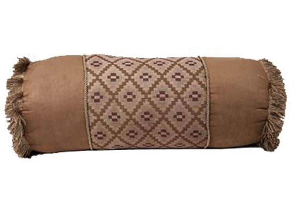 Bear Neck Roll w/Fringe Version B,Hi End Accents