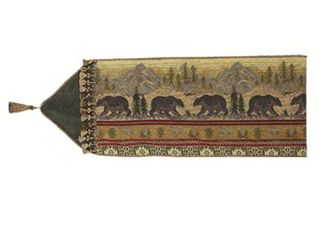 Bear Table Runner,Hi End Accents