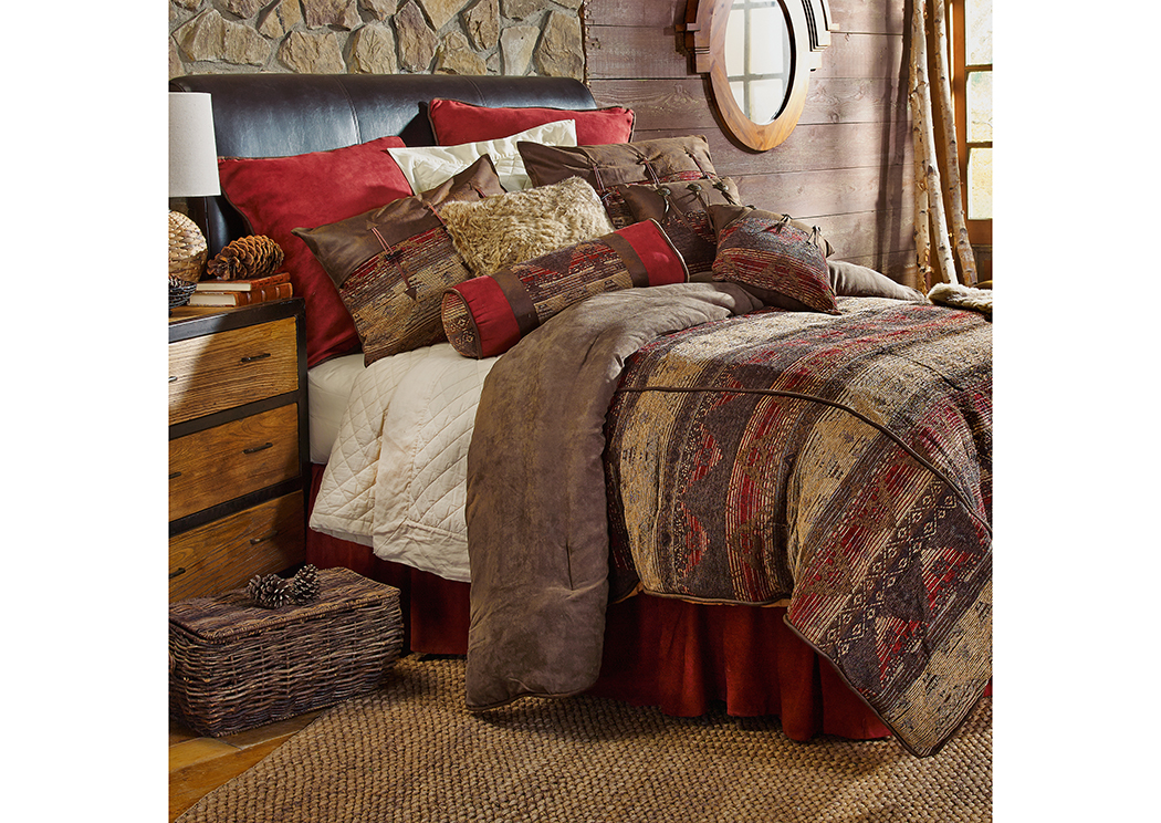 Sierra 7 Pc Full Comforter Set,Hi End Accents