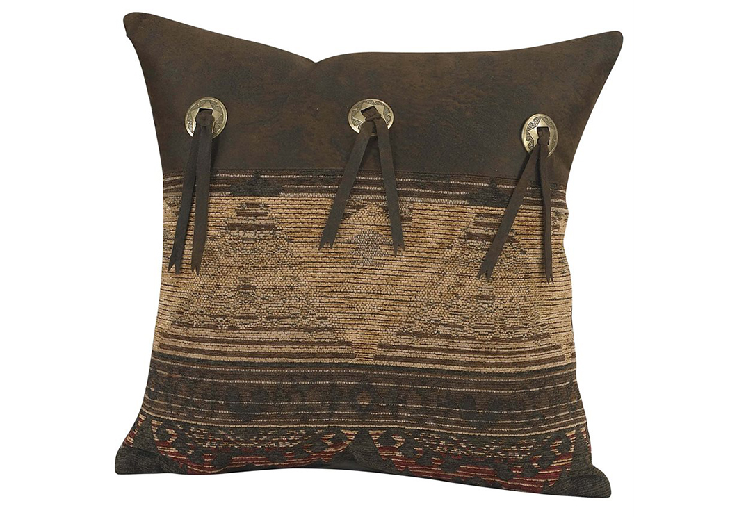 Sierra Pillow w/Conchos,Hi End Accents