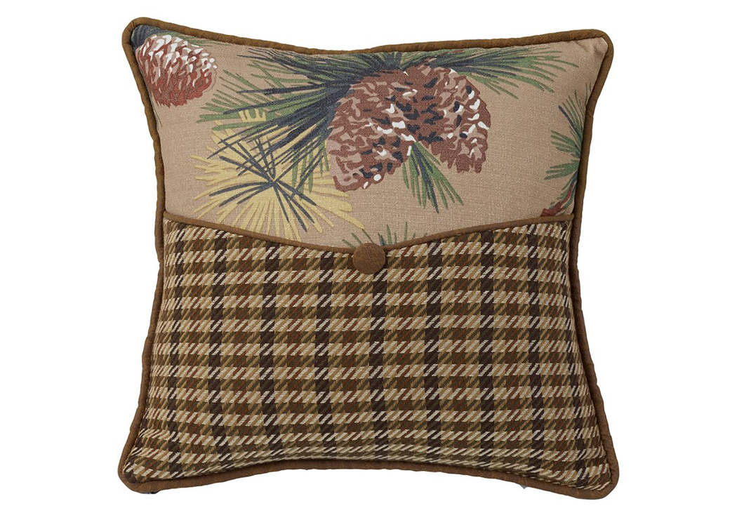 Crestwood Pinecone Envelope Pillow,Hi End Accents
