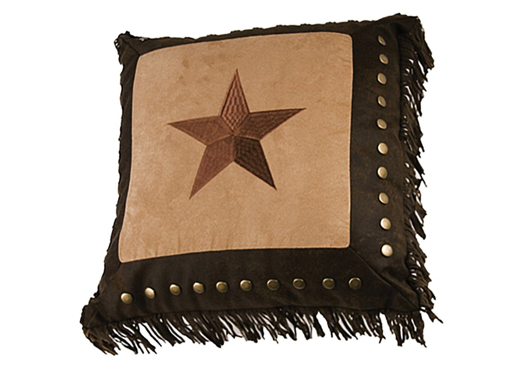 Luxury Star Square Decorative Pillow,Hi End Accents