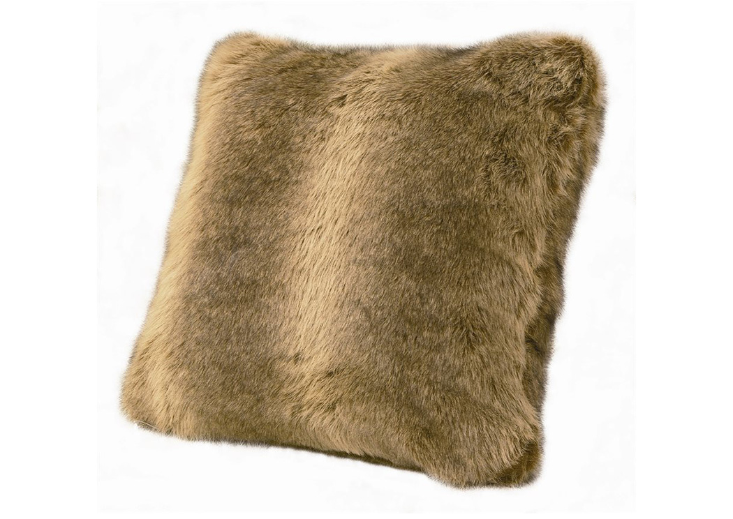 Ashbury Faux Fur Pillow,Hi End Accents