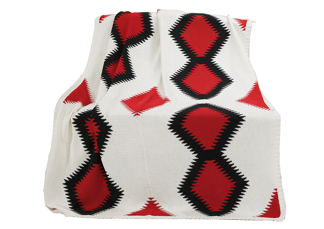 Dakota Navajo Pattern Sweater Knit Throw,Hi End Accents