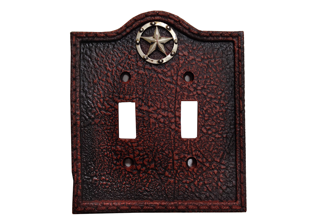 Lone Star Double Switch Plate Cover,Hi End Accents
