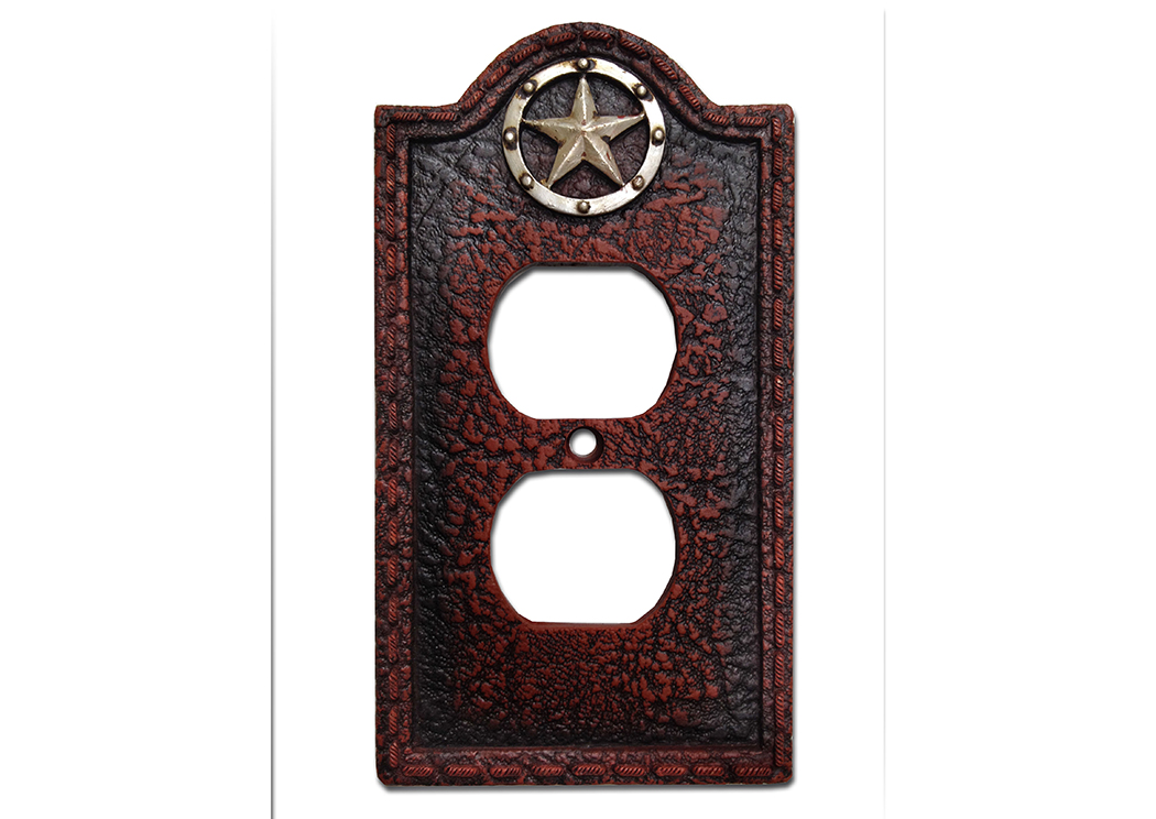 Lone Star Single Outlet Cover,Hi End Accents