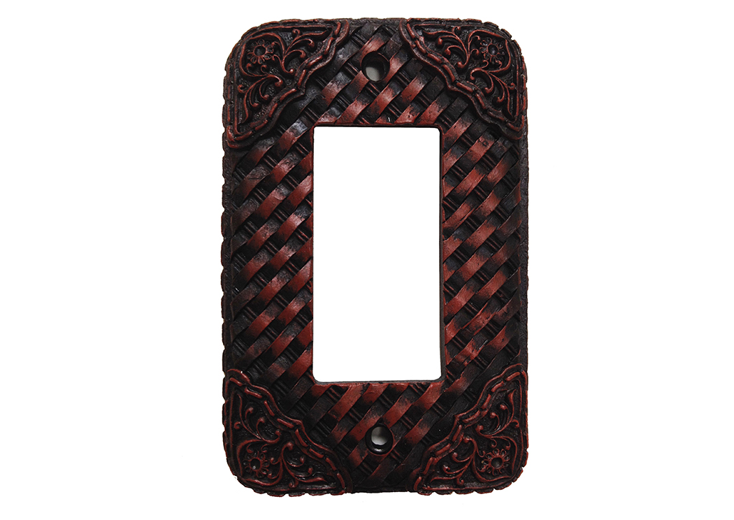 Woven Single Rocker Plate Cover,Hi End Accents
