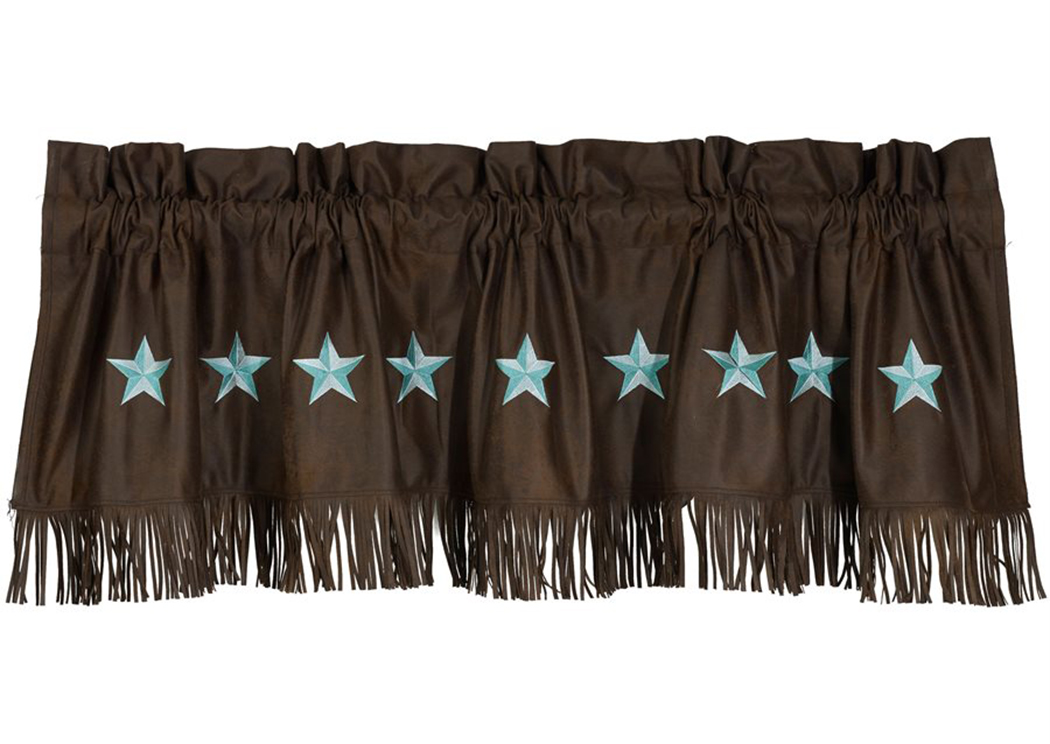 Laredo Turquoise Valance,Hi End Accents