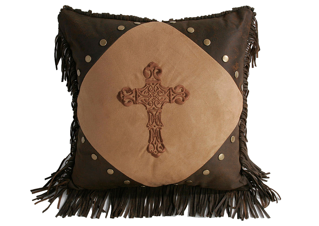 Crosses Diamond Cross Pillow,Hi End Accents