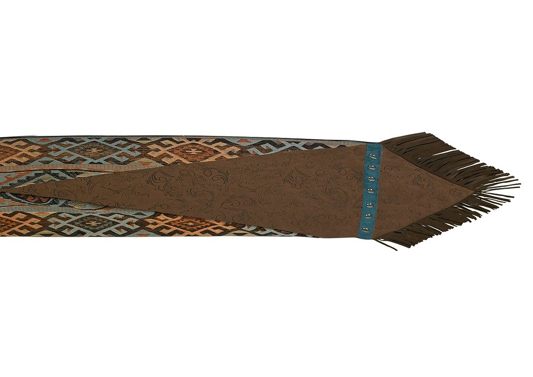 Del Rio Geometric Pattern Table Runner,Hi End Accents