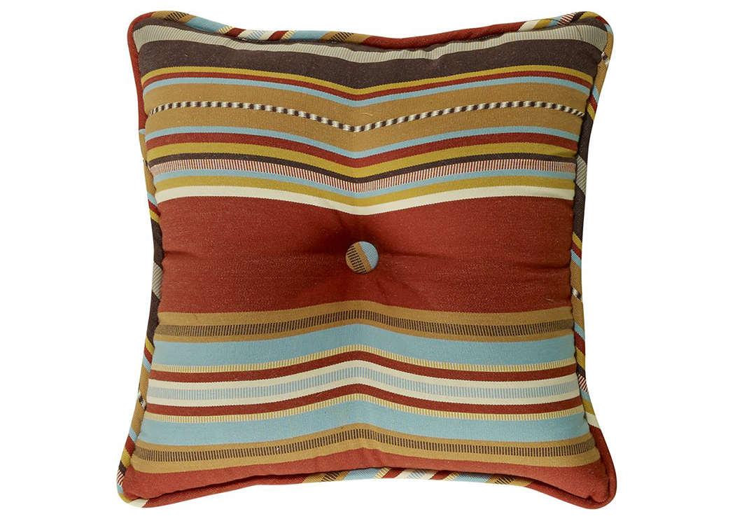 Calhoun Striped Tufted Pillow,Hi End Accents