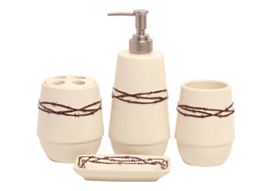 Image for Barbwire Bath Accessories Set