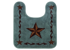 Lone Star Turquoise Contour Rug