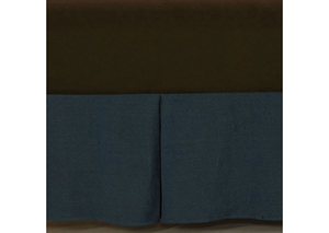 Image for Denim Blue Full Bed Skirt