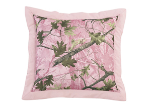 Image for Pink Camo Euro Sham