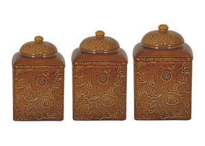 Image for Savannah Mustard Canister Set