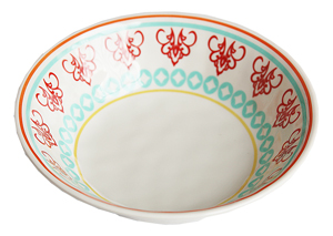 Image for Western Green/Orange Melamine Bowl