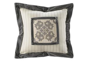 Image for Kerrington Medallion Print Framed Toss Pillow
