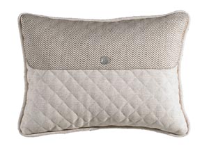Image for Fairfield Herringbone & Linen Oblong Envelope Pillow