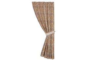 Image for Casablanca Gold & Gray Curtain