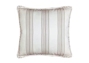 Image for Gramercy Taupe Striped Euro Sham