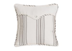 Image for Gramercy Linen Weave Striped Envelope Pillow