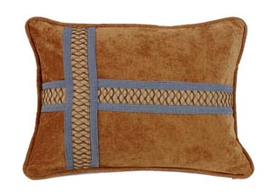 Image for Lexington Rustic Pattern Cross Design Pillow