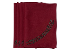 Image for Red Barbwire Napkin
