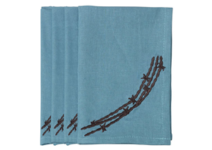 Image for Turquoise Barbwire Napkin