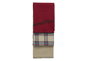 Image for Red 3 Pc Barbwire Kitchen Towel Set