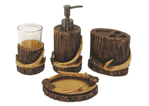 Image for 4 Pc Antler Bath Set