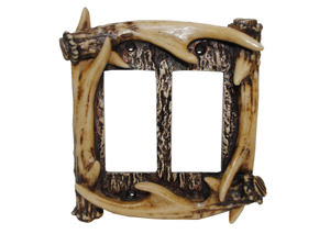 Image for Antler Double Rocker Switchplate
