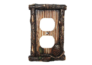 Image for Pinecone Outlet Switchplate