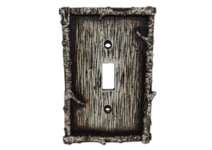 Image for Birch Twig Single Switch Switchplate