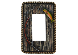 Image for Rainbow Trout Single Rocker Switchplate