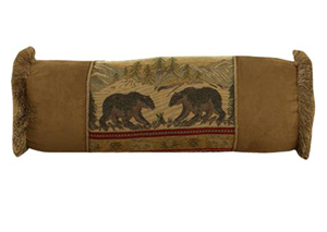 Image for Bear Neck Roll w/Fringe