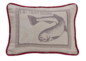 Image for South Haven Trout Pillow