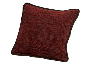 Image for Wilderness Ridge Red Chenille Pillow