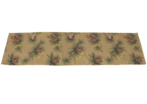 Image for Crestwood Pinecone Queen Bed Scarf