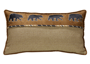 Image for Ashbury Black Bear Pillow