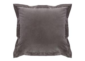Image for Whistler Gray Velvet Euro Sham