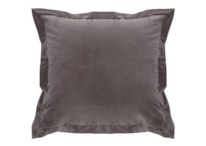 Image for Whistler Gray Square Velvet Pillow