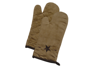 Image for Embroidered Star 5 Pc Oven Mitt Set