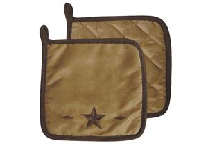 Image for Embroidered Star 10 Pcs Pot Holder Set