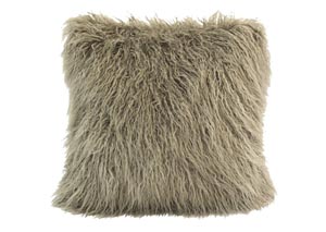 Image for Mongolian Taupe Faux Fur Pillow