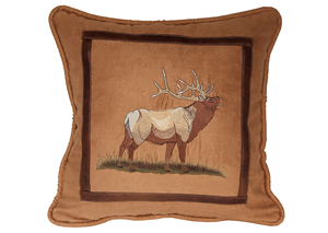 Image for Crestwood Lodge Elk Toss Pillow