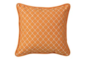 Image for Capri Orange Geometric Pillow