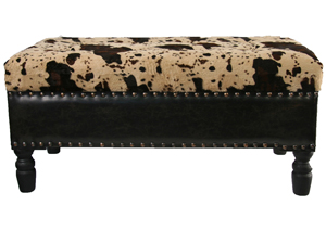 Image for Cowhide Storage Trunk