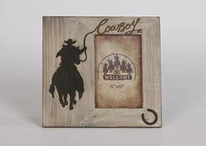 Image for 4' x 6' Wood Cowboy Picture Frame