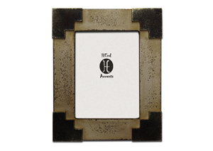Image for Cream Southwest Picture Frame w/Sante Fe Edges